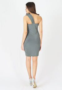 เดรสออกงานบ่าเดี่ยว - One Shoulder Evening Dress