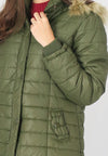 เสื้อโค้ทดาวน์ไลท์กันหนาวมีฮู้ด - Lightweight Hooded Down Jacket