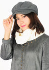หมวกแฟชั่นทรง Cabbie No.85 - Cotton Newsboy Gatsby Apple Cabbie Cap