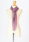 ผ้าพันคอปักลายผสมลายถัก - Shawl Lace Embroidered Scarf