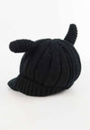 หมวกไหมพรม หมวกแก็ปไหมพรม สำหรับเด็ก - Winter Monster Eyes Visor Knit Hat for Boys and Girls