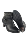 รองเท้าบูทหนังส้นสูง S279 - Genuine Leather Low Heel Ankle Boots