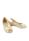รองเท้าคัตชูส้นเตี้ยแต่งโบว์ - Mid-Heel Comfort Slip-On Loafers Shoes