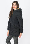 เสื้อแจ็คเก็ตปาร์เกอะบุขนหนาพิเศษ - Hooded Wind Parka Jacket