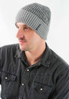หมวกไหมพรมเเบบบุขนด้านใน H-146 - Wool Rib Beanie Hat