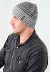 หมวกไหมพรมเเบบบุขนด้านใน H-146 - Wool Rib Beanie Hat