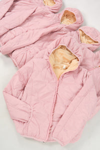 เสื้อแจ็คเก็ตดาวน์กันหนาว - Slim Fit Hooded Down Jacket