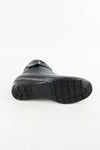 รองเท้าบูทหนังแต่งขน รุ่น 512 - Faux Fux Patent Leather Ankle Boots