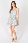 Spagetthi Strap Short Prom Mini Dress