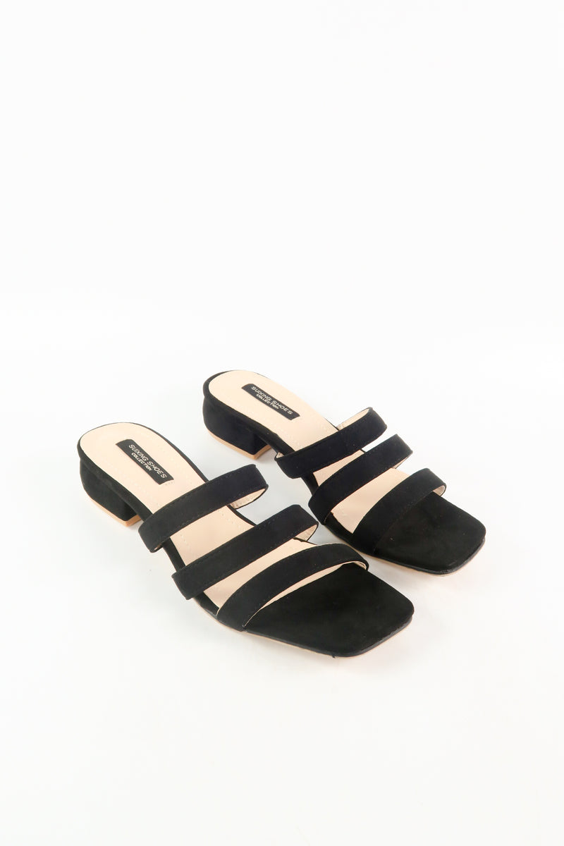 Bling Beads Heeled Flats