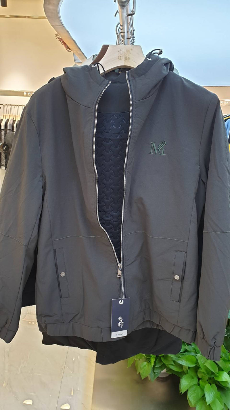 Windproof Slim fit Chevron Down Coat