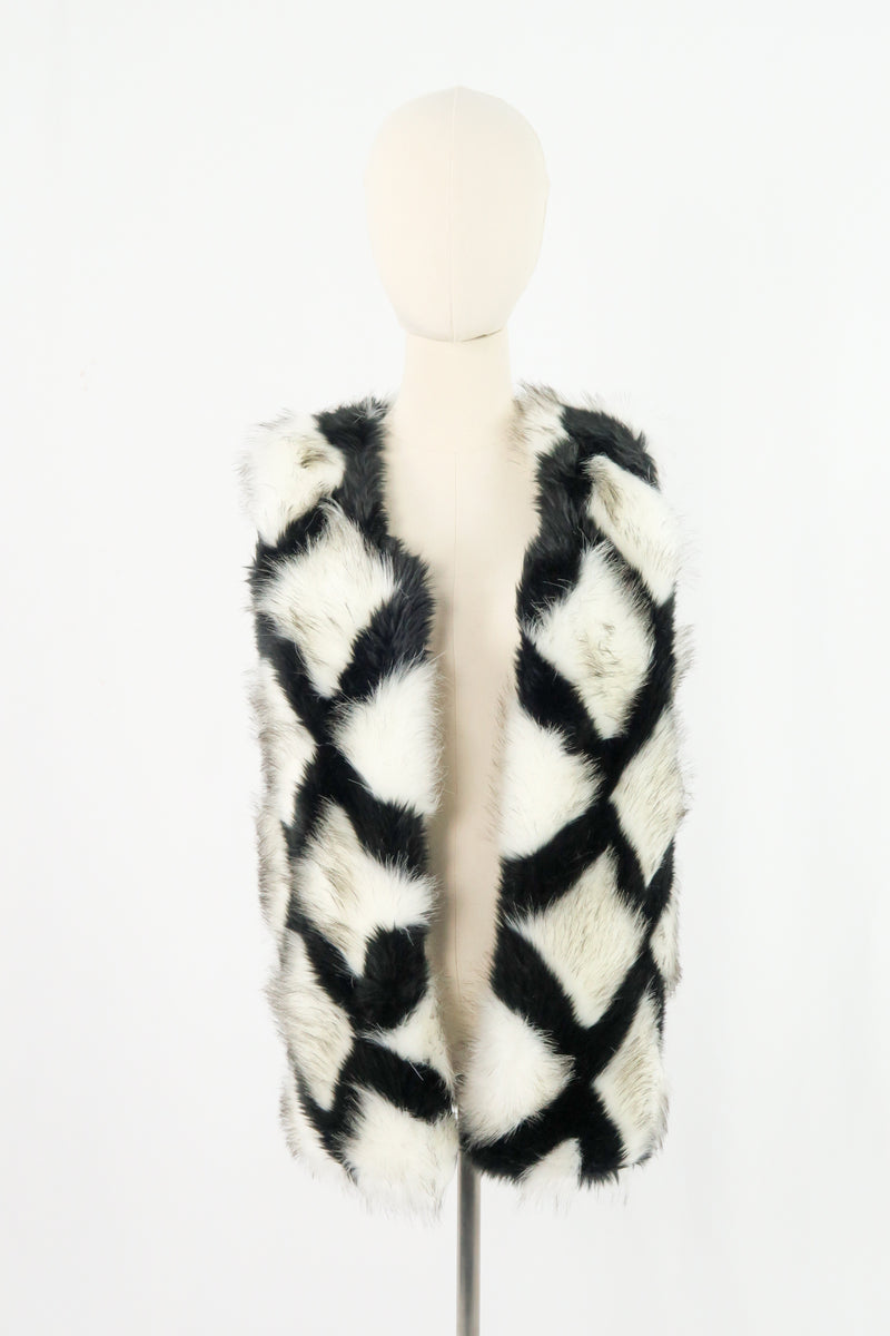 Faux Fox Fur Vest