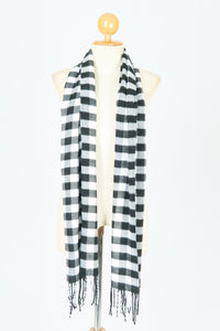 ผ้าพันคอลายสก็อตเล็ก - Mini Classic Plaid Wool Scarf