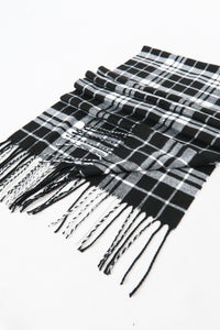 ผ้าพันคอลายตาราง - Classic Plaid Wool Scarf