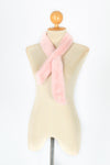 ผ้าพันคอขนกระต่ายปักไข่มุก - Rabbit Fur Scarf With Pearls