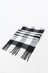 ผ้าพันคอลายสก็อตใหญ่ - Unisex Classic Plaid Wool Scarf