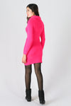 เสื้อไหมพรมคอเต่าทรงยาว No.8742- Basic Slim Turtleneck Long Sweater