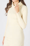 เสื้อไหมพรมคอเต่าทรงยาว No.8742- Basic Slim Turtleneck Long Sweater