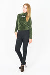 กางเกงบุกันหนาวทรงดินสอ - Thick Velvet Pencil Pants