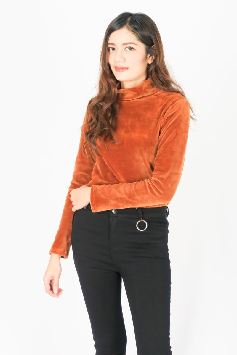 เสื้อฟลีซคอเต่า - Turtleneck Micro Fleece T-shirt