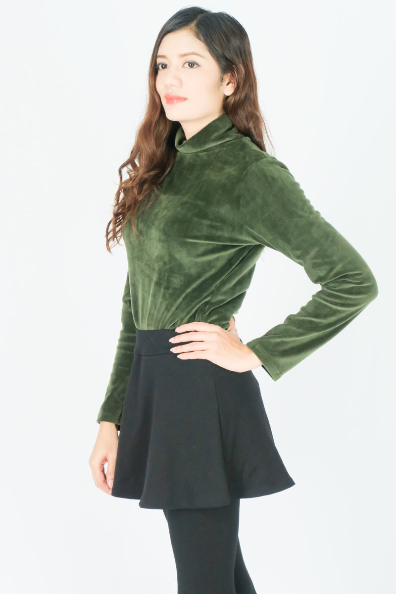เสื้อฟลีซคอเต่า - Turtleneck Micro Fleece T-shirt