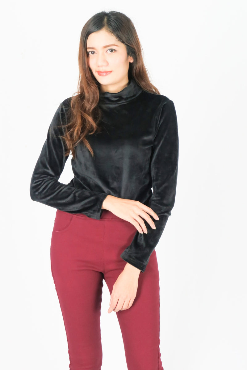 เสื้อฟลีซคอเต่า - Turtleneck Micro Fleece T-shirt
