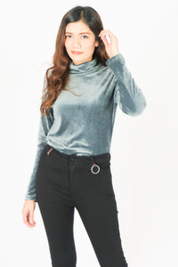 เสื้อฟลีซคอเต่า - Turtleneck Micro Fleece T-shirt