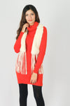 เสื้อไหมพรมคอเต่าทรงยาว No.8742- Basic Slim Turtleneck Long Sweater