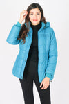 เสื้อโค้ทดาวน์กันหนาว Blue Sky - Blue Sky Slim fit Chevron Down Coat