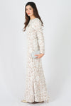 เดรสลูกไม้ทรงหางปลา  - Fishtail Lace Maxi Dress