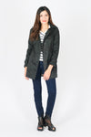 เสื้อโค้ททรงยาวกันหนาว - Double-breasted Trench Coat with Belt