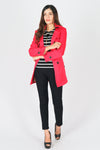 เสื้อโค้ททรงยาวกันหนาว - Double-breasted Trench Coat with Belt