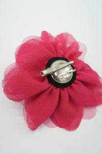 กิ๊ปติดผมรูปดอกไม้ - Flower Brooch Floral Hair Clips for Women Rose Hai
