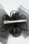 กิ๊ปหนีบผม - Feather & Mesh Flower Fascinator with Hair Pinch Clip