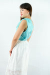 เสื้อบ่าเดียวเเต่งโบว์บ่า - One Shoulder A-Line Shirt