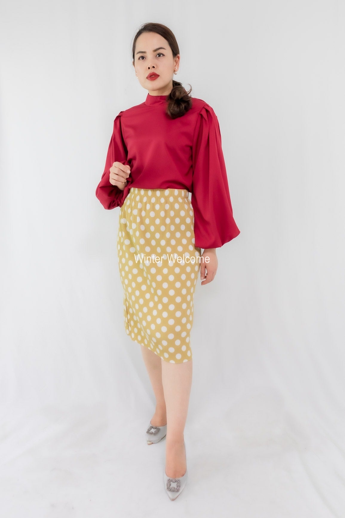 เสื้อเบลาส์เเขนยาว No.1190