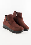 รองเท้าบูทกันหนาวอุณหภูมิติดลบ บุขนด้านใน No.721 - Snow Velvet Fleece Ankle Boots