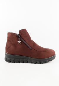 รองเท้าบูทกันหนาวอุณหภูมิติดลบ บุขนด้านใน No.721 - Snow Velvet Fleece Ankle Boots