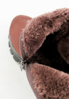 รองเท้าบูทกันหนาวอุณหภูมิติดลบ บุขนด้านใน No.721 - Snow Velvet Fleece Ankle Boots