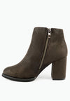 รองเท้าบูทแฟชั่นส้นสูง No. S-388- Pointed Toe Mid Heel Ankle Boots