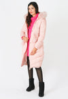 เสื้อโค้ทดาวน์กันหนาวทรงยาว รุ่น 808 - Long Puffer Down Coat Parka With Fur Hood