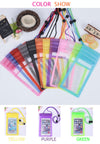 ซองกันน้ำสำหรับมือถือ IPhone,Sumsung แบบล็อค 3 ชั้น  - 2 Pieces Touchscreen Waterproof Universal Bag for Iphone/Sumsung