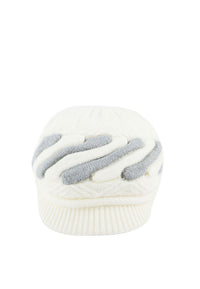 หมวกไหมพรมทอสลับสี - Visor Wool Knit Hat