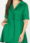 เสื้อโค้ทกันหนาว - Elegant Long Trench Coat Jacket with Rope