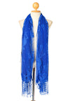 ผ้าพันคอซิลค์ - Reindeer Tassel Silk Shawl Scarf