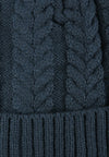 หมวกไหมพรมถักลายเปีย บุขนด้านใน H012- Unisex Cable Knit Fleece Lining Knit Beanie Ski Hat