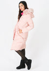 เสื้อโค้ทดาวน์กันหนาวทรงยาว รุ่น 808 - Long Puffer Down Coat Parka With Fur Hood