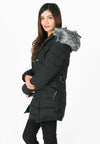 เสื้อโค้ทดาวน์กันหนาว แบบอุ่นติดลบ - Puffer Down Coat Parka With Fur Hood