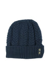หมวกไหมพรมถักลายเปีย บุขนด้านใน H012- Unisex Cable Knit Fleece Lining Knit Beanie Ski Hat