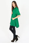 เสื้อโค้ทกันหนาว - Elegant Long Trench Coat Jacket with Rope
